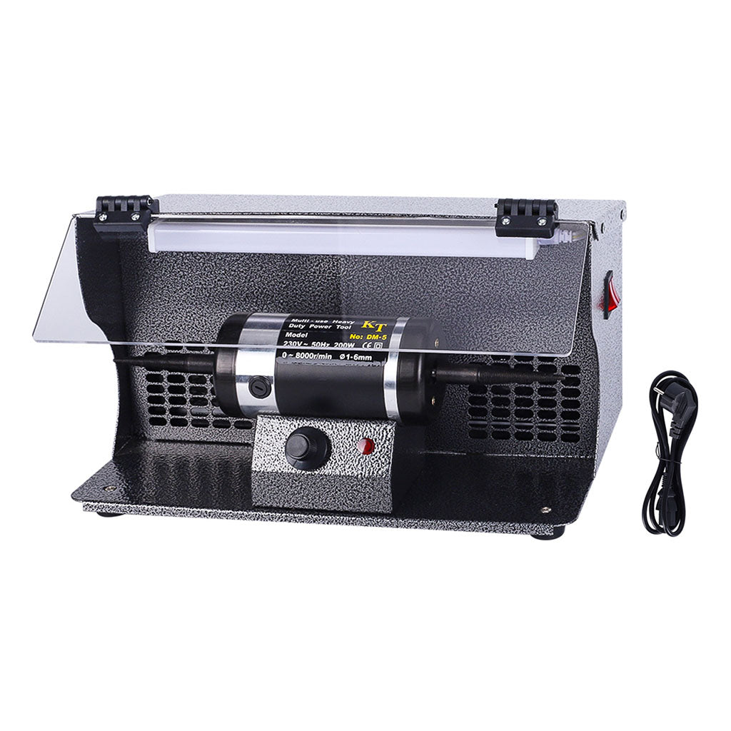 Tooltos DM-5 Bench Grinder Black Inverter Dust Suction Jewelry Polishing Machine