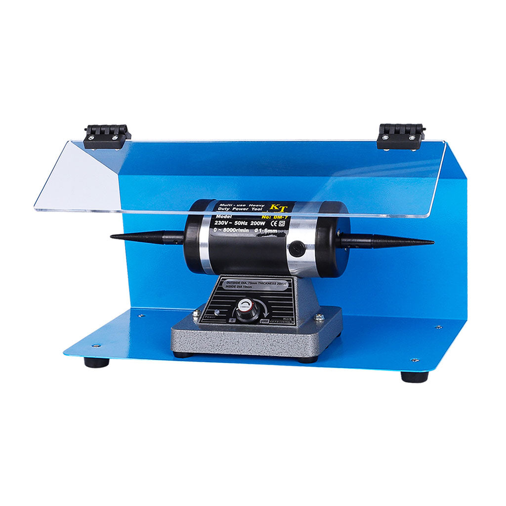 Tooltos DM-7 Adjustable Speed Bench Grinder Protective Baffle Jewelry Polishing Machine