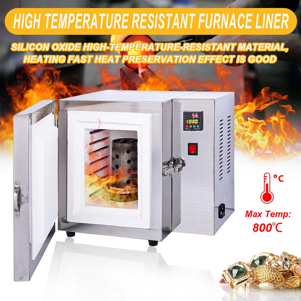 Tooltos 1500W Jewelry Casting Burnout Furnace Oven Machine