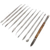 Tooltos Jewelry Tool 10 pcs Dental Lab Equipment Clay Sculpture Carving Knife Kit