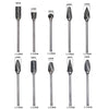 TokTos Jewelry Tool 10 Pcs Tungsten Carbide Rotary Burrs Set