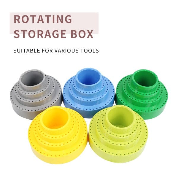 Tooltos Jewelry Tool 116-hole Rotary Engraving Tool grinding Head Needle Storage Box