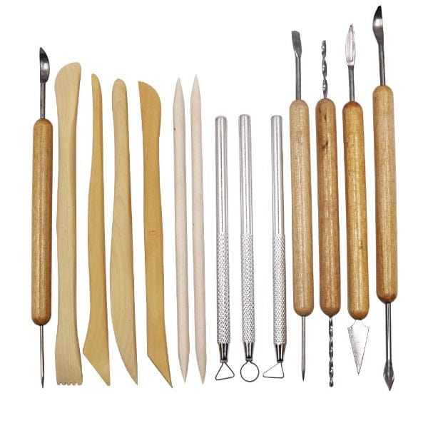 Tooltos Jewelry Tool 14 Piece Clay Carving Set Pottery Art Sculpting Tools