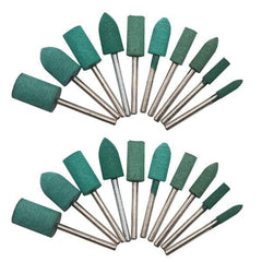 Tooltos Jewelry Tool 20Pcs Rubber Polishing Burr Wheel