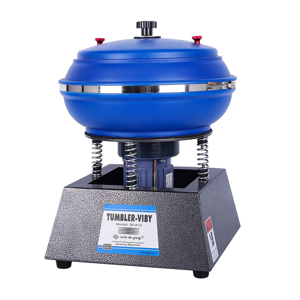 Tooltos Jewelry Tool 220V Tooltos 12 inch Medium Vibratory Tumbler Jewelry Polishing Machine