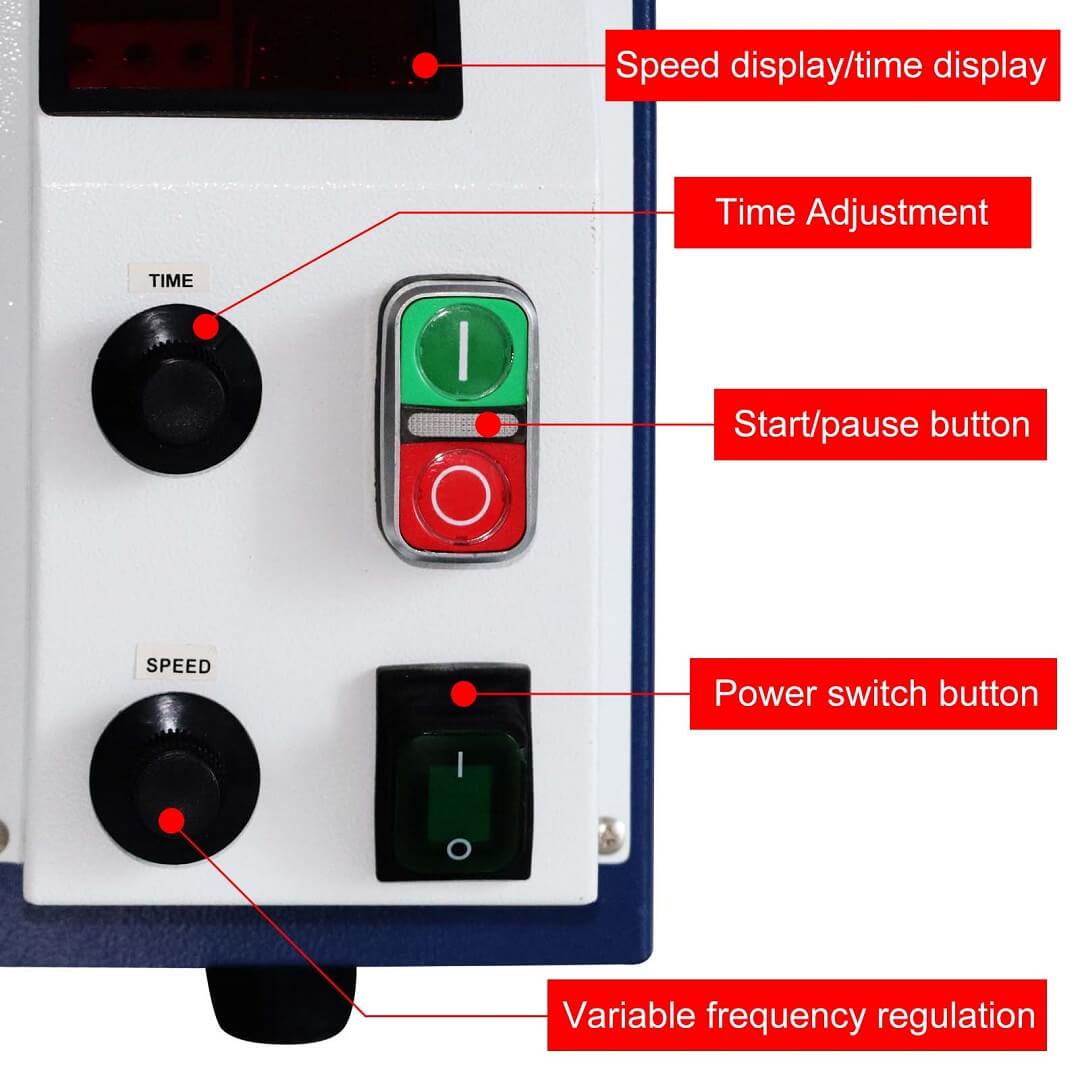 Tooltos Jewelry Tool 3 In 1 Multi-Function Benchtop Wet And Dry Magnetic Tumbler Polisher