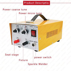 Tooltos Jewelry Tool 30A Pulse Sparkle Gold Silver Platinum Jewelry Spot Welding Machine