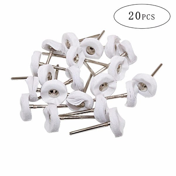 Tooltos Jewelry Tool 40Pcs Muslin Polishing Buffing Wheel Set