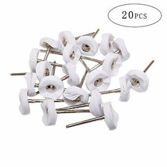 Tooltos Jewelry Tool 40Pcs Muslin Polishing Buffing Wheel Set