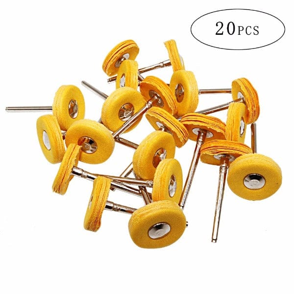 Tooltos Jewelry Tool 40Pcs Muslin Polishing Buffing Wheel Set