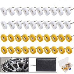 Tooltos Jewelry Tool 40Pcs Muslin Polishing Buffing Wheel Set