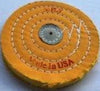 Tooltos Jewelry Tool 5 inch Yellow Bench Grinder Cotton Polishing Wheels