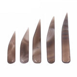 Tooltos Jewelry Tool 5Pcs Agate Burnisher Knife Craft Jewelry Polishing Tool