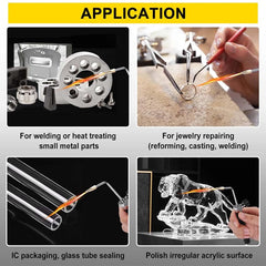 Tooltos Jewelry Tool Acrylic Flame Polishing Machine - Oxygen Water Welder