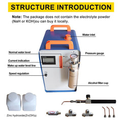 Tooltos Jewelry Tool Acrylic Flame Polishing Machine - Oxygen Water Welder