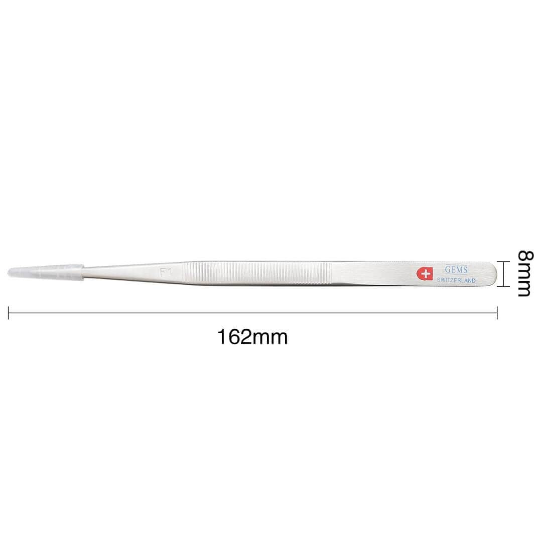 Tooltos Jewelry Tool Anti-Slip Pointed With Lock Groove Diamond Tweezers