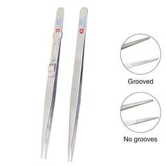 TokTos Jewelry Tool Anti-Slip Pointed With Lock Groove Diamond Tweezers