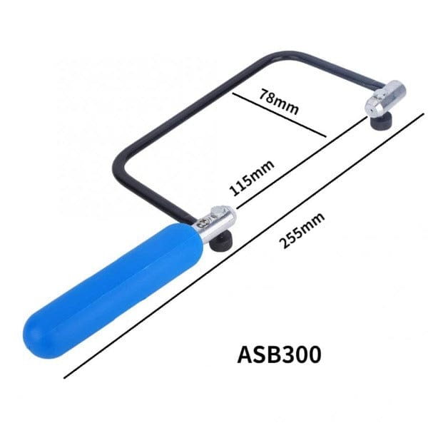 Tooltos Jewelry Tool ASB 300 Adjustable Fram U-shaped Bow Saw Hacksaw