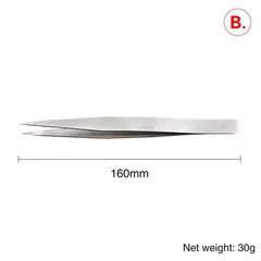 Tooltos Jewelry Tool B-160MM High Precision Non-Serrated Tweezer