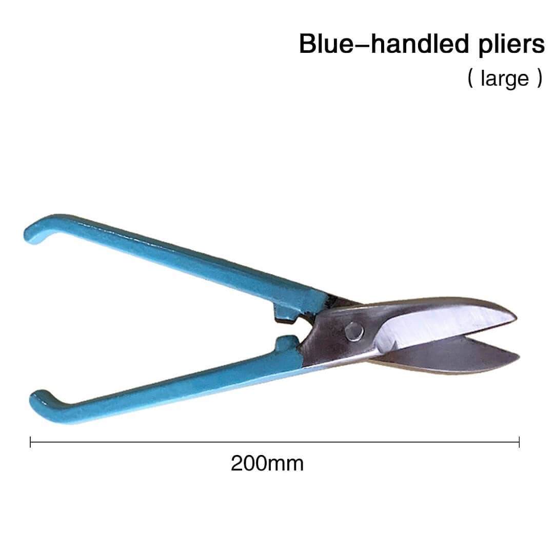 Tooltos Jewelry Tool Blue-handled large Straight Head Jewelry Scissors