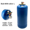 Tooltos Jewelry Tool Blue With Valve L Welding Oil Pot Explosion-Proof Gas Valve Oil Tank