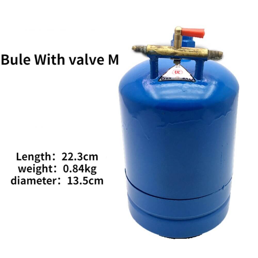 Tooltos Jewelry Tool Blue With Valve M Welding Oil Pot Explosion-Proof Gas Valve Oil Tank