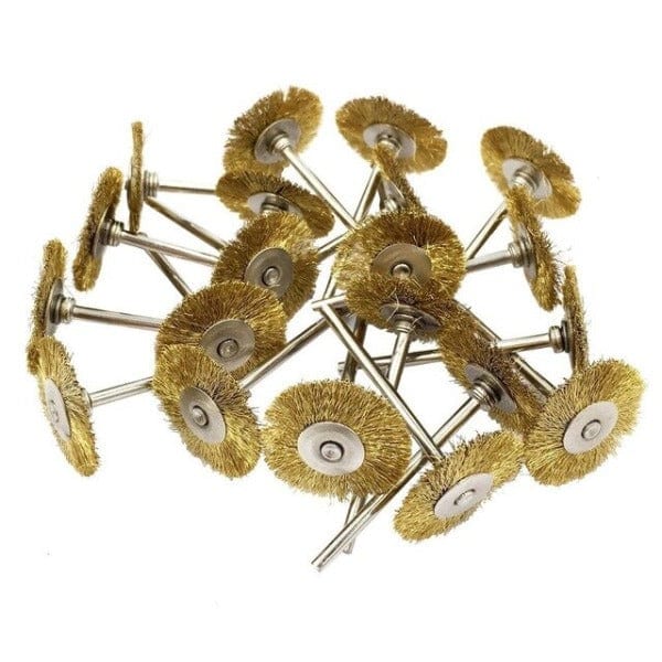 Tooltos Jewelry Tool Brass T Brush  20pcs / 2.35mm Brass Wire Wheel Brushes
