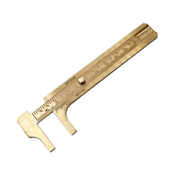 Tooltos Jewelry Tool Copper Brass Caliper 100MM double scale Slide