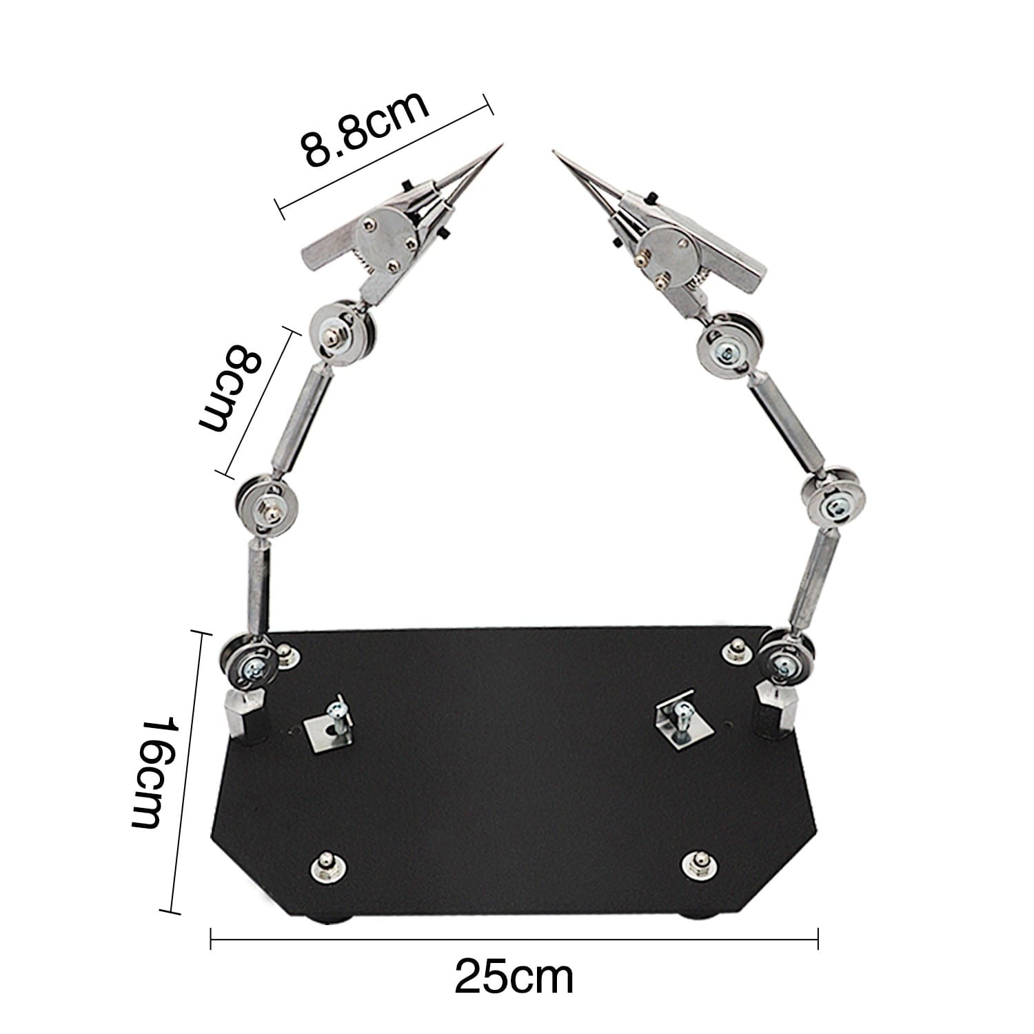 TokTos Jewelry Tool Double head clamps Jewelry Welding Fixture Repair Table Clip Stand Clamp