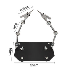 TokTos Jewelry Tool Double head clamps Jewelry Welding Fixture Repair Table Clip Stand Clamp