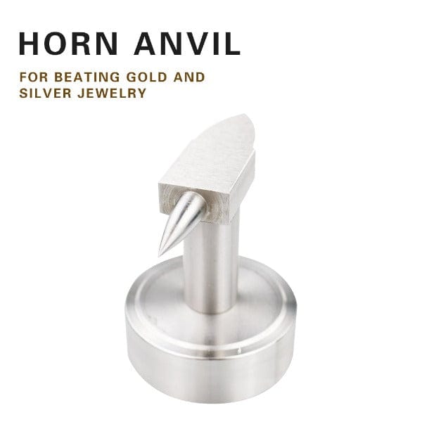 Tooltos Jewelry Tool Double Horn Anvil with Round Base