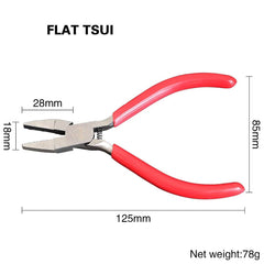 Tooltos Jewelry Tool FLAT TSUI A Red Handle Multifunctional Pliers