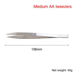 Tooltos Jewelry Tool G-198MM High Precision Non-Serrated Tweezer