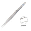 Tooltos Jewelry Tool Grooves With lock Anti-Slip Pointed With Lock Groove Diamond Tweezers