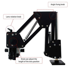 Tooltos Jewelry Tool Miniature Inlay Machine Spring Frame Multi-Directional Microscope