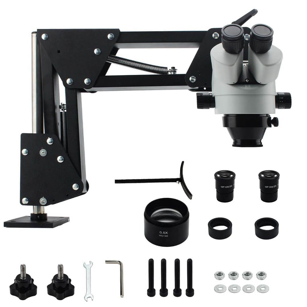Tooltos Jewelry Tool Miniature Inlay Machine Spring Frame Multi-Directional Microscope
