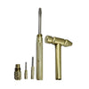 Tooltos Jewelry Tool Removable Golden Stainless Steel Hammer