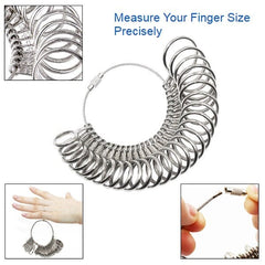 Tooltos Jewelry Tool Ring Measurement  Alloy Circle US Size 0-13