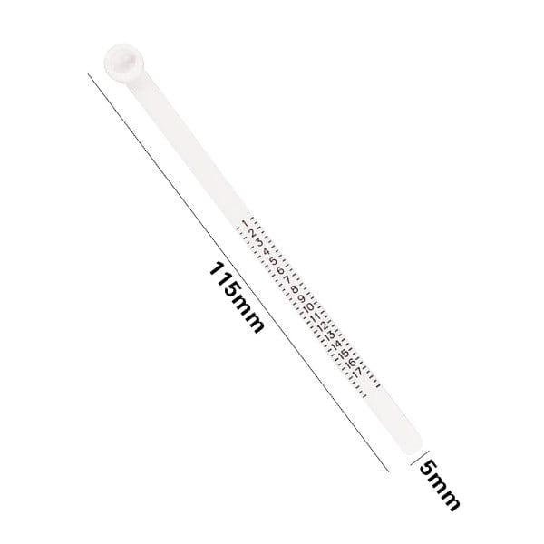 Tooltos Jewelry Tool Ring Size Ruler Finger Size Measure with Magnifier