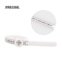 Tooltos Jewelry Tool Ring Size Ruler Finger Size Measure with Magnifier