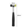Tooltos Jewelry Tool Rubber Hammer Double Face Jewelry Making Rubber Hammer and Stainless Steel Ring Mandrel Sizer