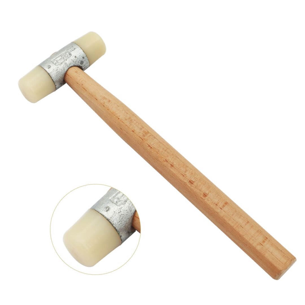Tooltos Jewelry Tool Rubber Hammer With Wooden Handle