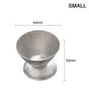 Tooltos Jewelry Tool Small Stainless Steel Alum Cups