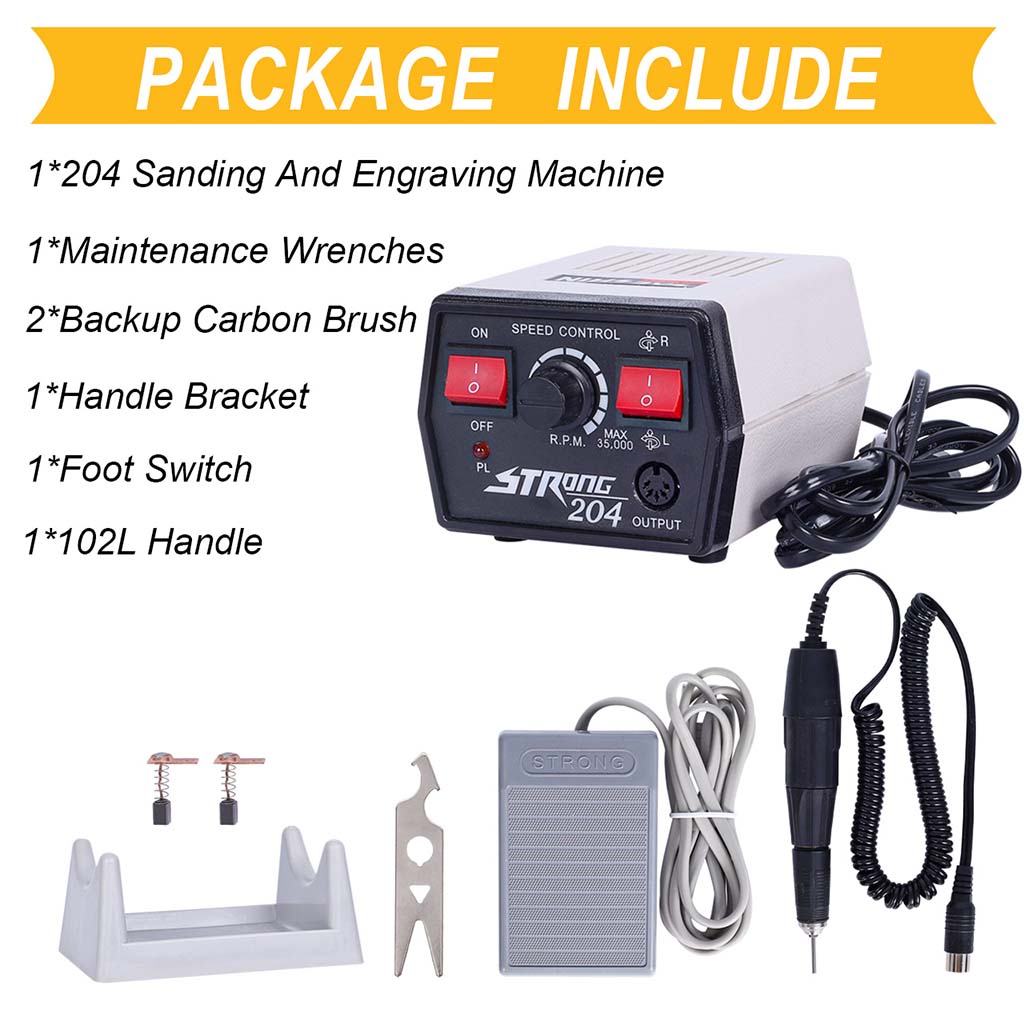 Tooltos Jewelry Tool Tooltos 204 Dental Jewelry Nail Care Grinding and Engraving Machines