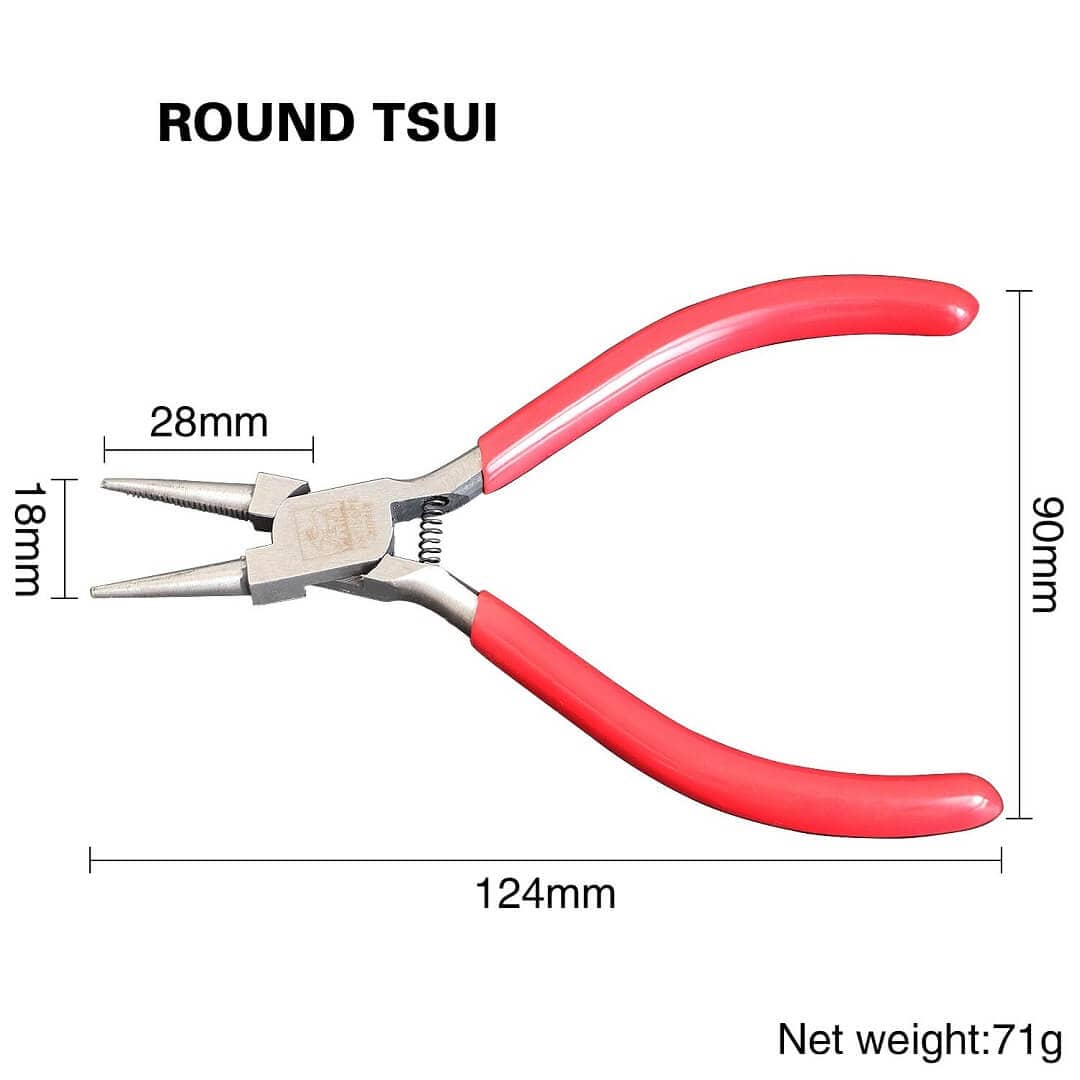 Tooltos Jewelry Tool TSIM TSUI B Red Handle Multifunctional Pliers