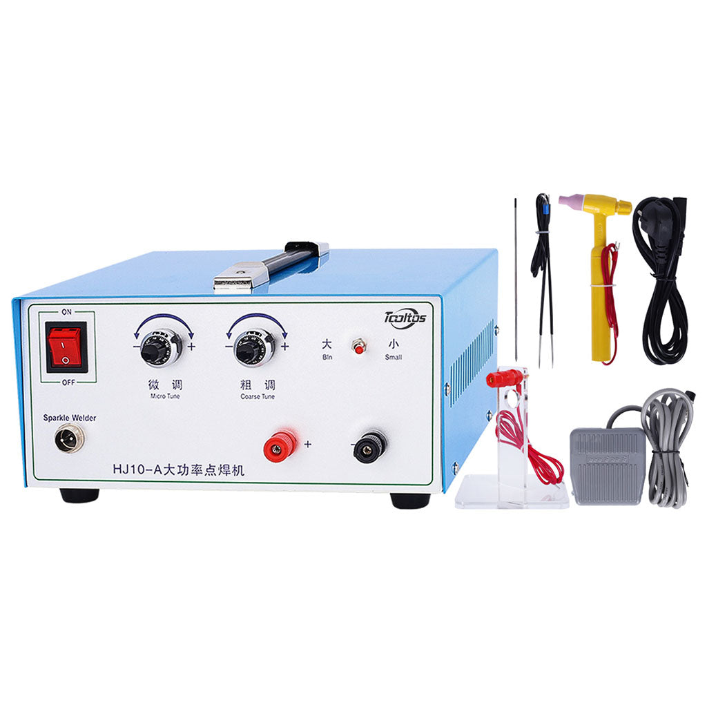 Tooltos Jewelry Tools 110V Tooltos 100A Blue Pulse Sparkle Jewelry Spot Welding Machine