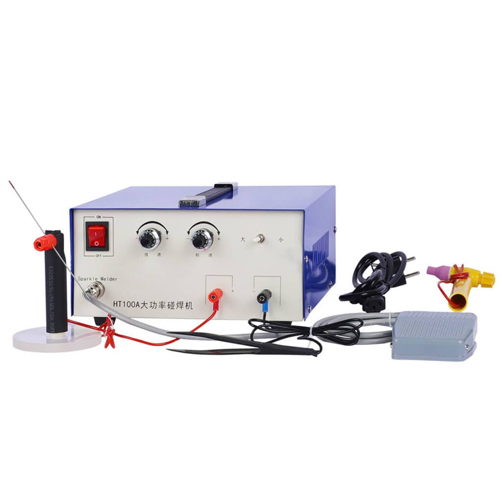 Tooltos Jewelry Tools 110V Tooltos 100A Jewelry Pulse Spot Welder For Gold, Silver And Platinum