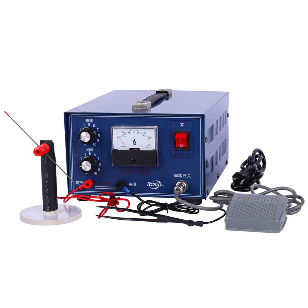 Tooltos Jewelry Tools 110V Tooltos 50A Jewelry Pulse Spot Welder For Gold, Silver And Platinum