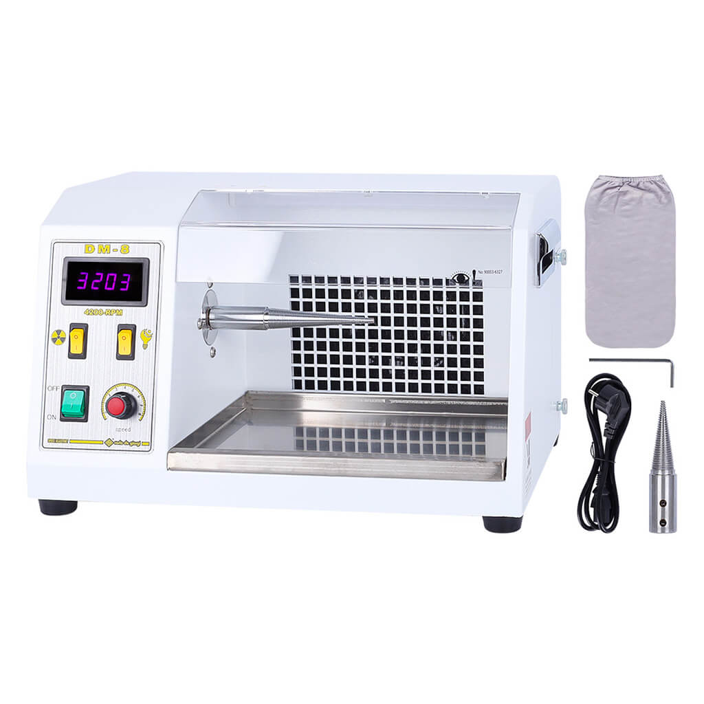 Tooltos Jewelry Tools 110V Tooltos DM-8 Bench Grinder Inverter Dust Collecting Jewelry Polishing Machine