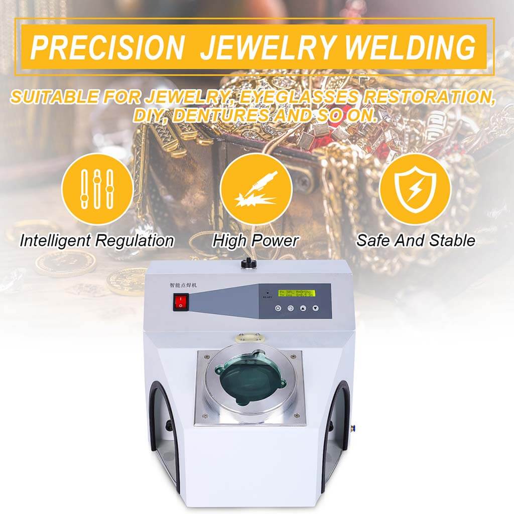 Tooltos Jewelry Tools 150A Argon Pulse Intelligent Jewelry Spot Welding Machine With Magnifier